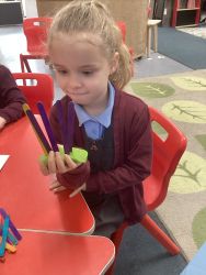 Playdough birthday cake