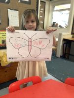 Drawing of a butterfly