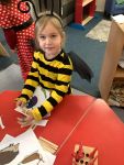 Child dressed as a mini-beast