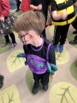 Child dressed as a mini-beast