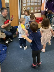 Children moving to music