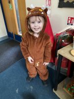 Child dressed as a book character