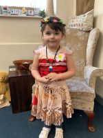 Child dressed as a book character