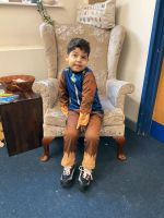 Child dressed as a book character