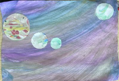 Painting of a planet