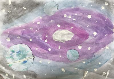 Painting of a planet