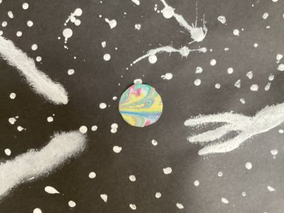 Painting of a planet