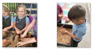 Children making sandcastles