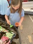 Child planting