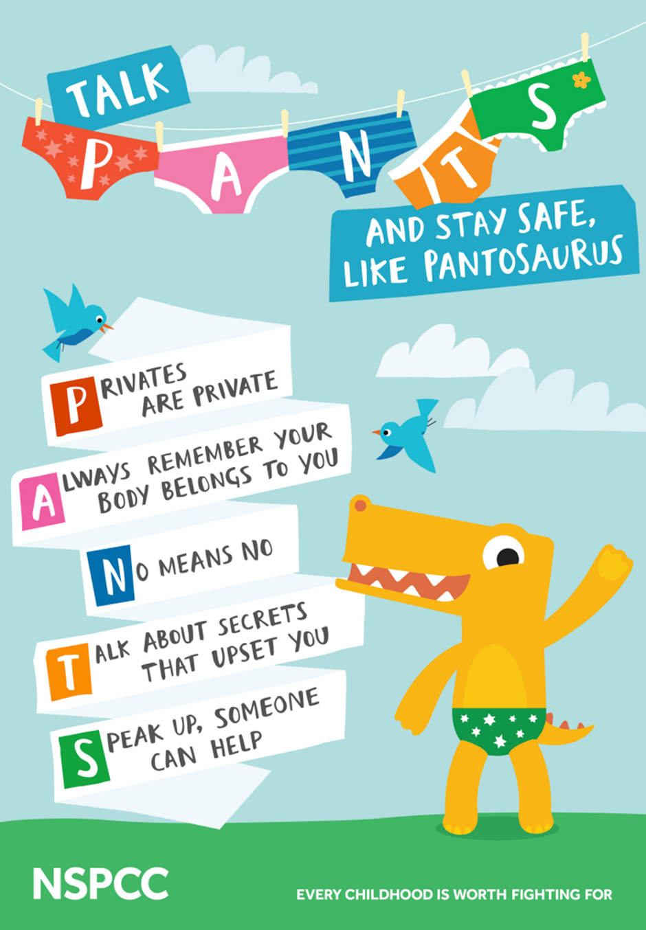 PANTS Activity Sheets! | NSPCC Shop