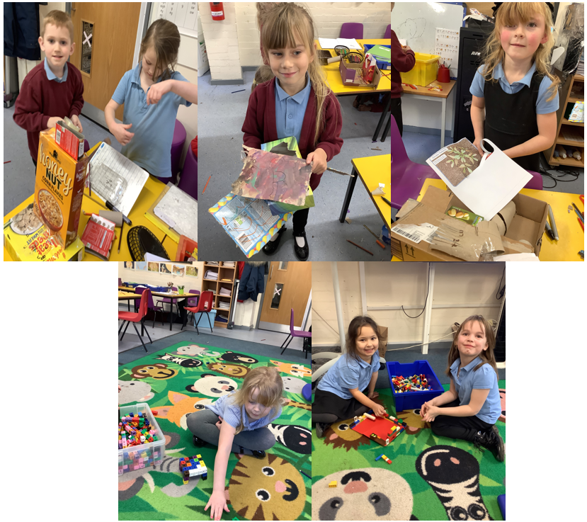 Pupils creating dream houses