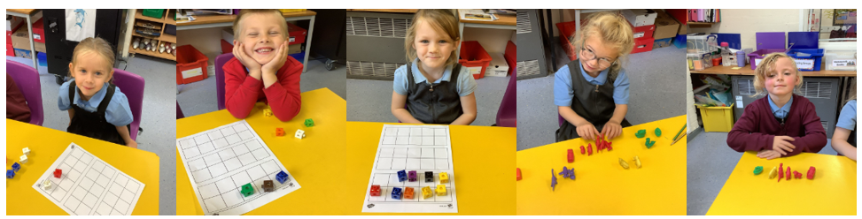 Pupils learning how to count 
