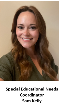 Sam Kelly, Special Educational Needs Coordinator