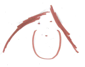 Drawing of Mrs Chapple