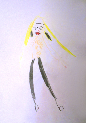Drawing of Miss Roob