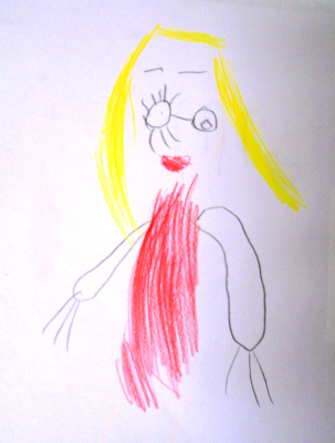 Drawing of Mrs Pullen