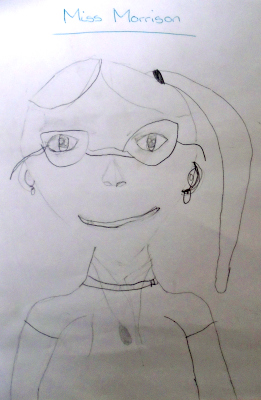 Drawing of Miss Morrison