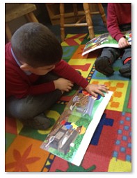 Photo of child reading