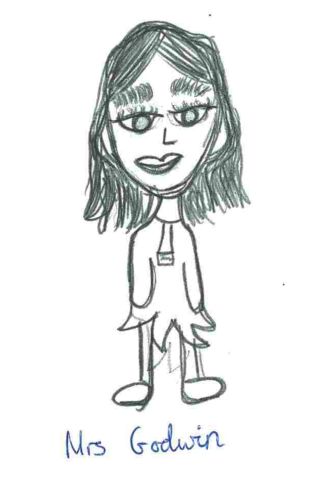 Drawing of Mrs Godwin