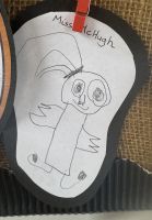Drawing of Miss McHugh