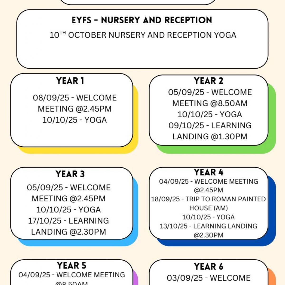 Save the Date Term 1 2025 2026 - Vale View Primary School